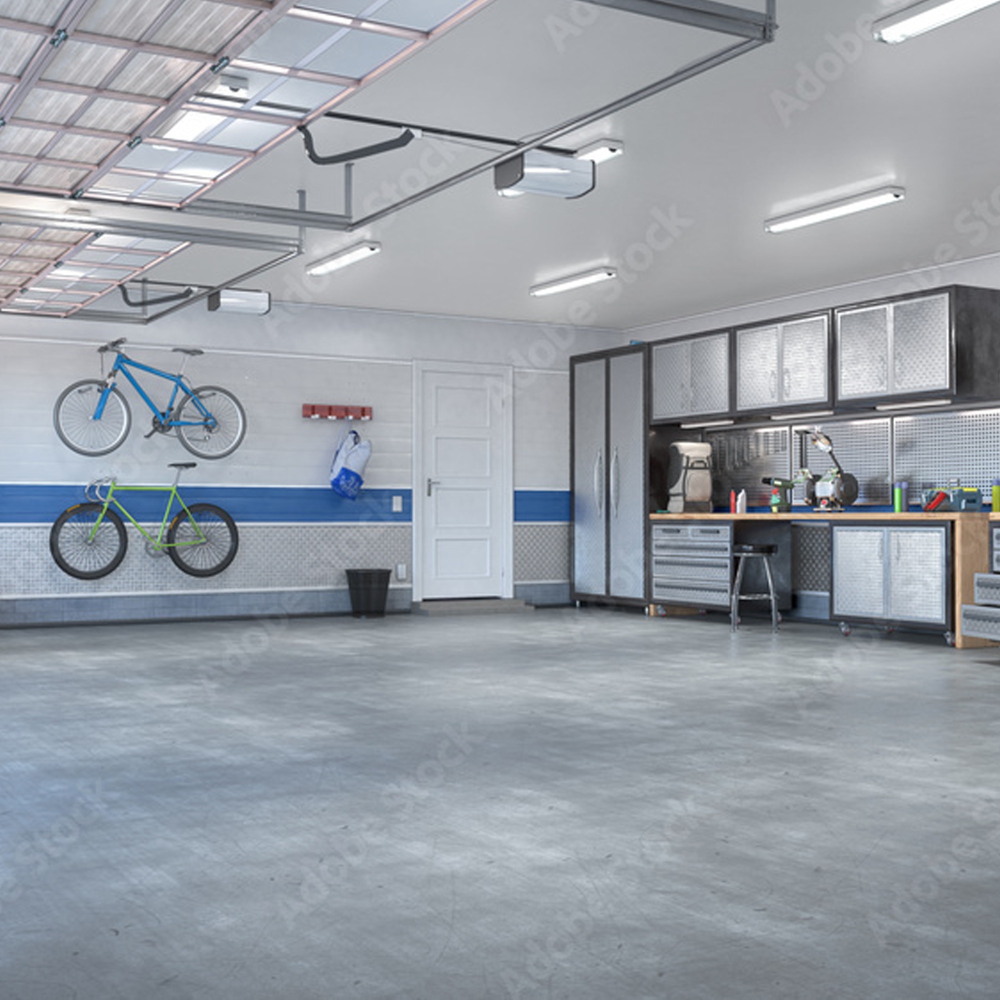 Epoxy floor close-up