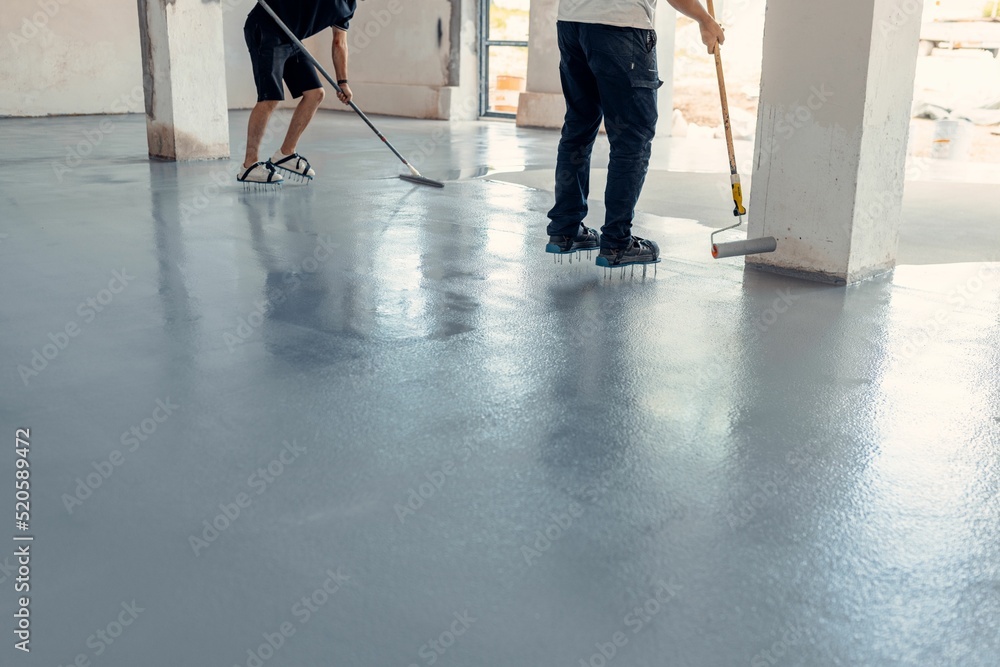 Commercial epoxy floor